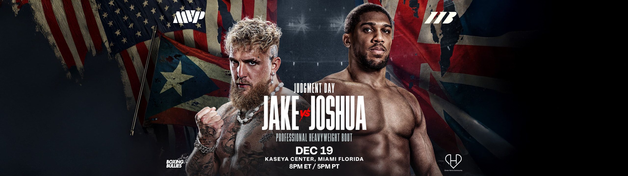 Jake Paul vs Anthony Joshua banner